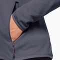 Dámská trekingová mikina Jack Wolfskin Peak Grid Fleece šedá 1710351 3