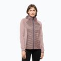 Dámská hybridní bunda Jack Wolfskin Routeburn Pro Hybrid růžová1710861