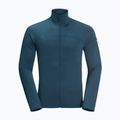 Pánská trekingová mikina Jack Wolfskin Prelight FZ tmavě modrá 1711001 5