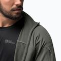Pánská trekingová mikina Jack Wolfskin Prelight FZ zelená 1711001 4
