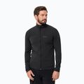 Pánská trekingová mikina Jack Wolfskin Prelight FZ černá 1711001