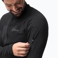Pánská trekingová mikina Jack Wolfskin Prelight FZ černá 1711001 3