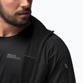 Pánská trekingová mikina Jack Wolfskin Prelight FZ černá 1711001 4