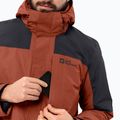 Jack Wolfskin pánská bunda do deště Romberg 3v1 carmine 6