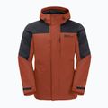 Jack Wolfskin pánská bunda do deště Romberg 3v1 carmine 8