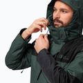 Jack Wolfskin pánská bunda do deště Jasper 3v1 černá olivová 5
