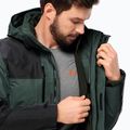 Jack Wolfskin pánská bunda do deště Jasper 3v1 černá olivová 6