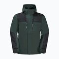 Jack Wolfskin pánská bunda do deště Jasper 3v1 černá olivová 8