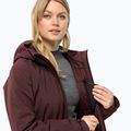 Dámská zimní bunda Jack Wolfskin Heidelstein Ins dark maroon 5