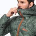 Jack Wolfskin Alpspitze Down Hoody hedge green pánská lyžařská bunda 4