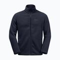 Pánská fleecová mikina Jack Wolfskin Winterstein Fz night blue 6