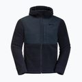 Pánská fleecová mikina Jack Wolfskin Felslicht Hooded night blue 7