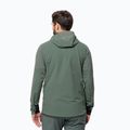 Jack Wolfskin pánská softshellová bunda Alpspitze Hoody hedge green 2