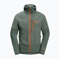 Jack Wolfskin pánská softshellová bunda Alpspitze Hoody hedge green 7