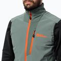 Jack Wolfskin pánská turistická bunda bez rukávů Alpspitze hedge green 3