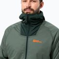 Jack Wolfskin Alpspitze Ins Hybrid hedge zelená pánská bunda do deště 3