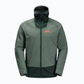 Jack Wolfskin Alpspitze Ins Hybrid hedge zelená pánská bunda do deště 7
