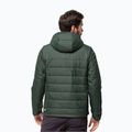 Jack Wolfskin pánská péřová bunda Lapawa Ins Hoody black olive 2