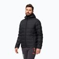 Pánská bunda do deště Jack Wolfskin Ather Down Hoody černá