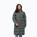 Dámský péřový kabát Jack Wolfskin Frozen Palace slate green
