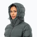 Dámský péřový kabát Jack Wolfskin Frozen Palace slate green 3