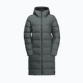 Dámský péřový kabát Jack Wolfskin Frozen Palace slate green 6