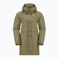 Dámský kabát do deště Jack Wolfskin Cape West Coat bay leaf 7