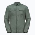 Pánská treková košile Jack Wolfskin Barrier L/S hedge green 5