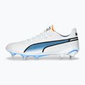 Pánské kopačky PUMA King Ultimate MXSG puma white/puma black/blue glimmer/ultra orange 11
