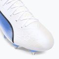 Pánské kopačky PUMA King Ultimate MXSG puma white/puma black/blue glimmer/ultra orange 7