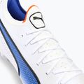 Pánské kopačky PUMA King Ultimate MXSG puma white/puma black/blue glimmer/ultra orange 8