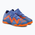 Dětské kopačky PUMA Future Match IT+Mid JR modré/oranžové 107198 01 4