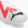 PUMA Future Match MXSG pánské kopačky puma white/puma black/fire orchid 7
