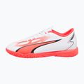 Dětské kopačky PUMA Ultra Play IT Jr puma white/puma black/fire orchid 11