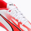 Dětské kopačky PUMA Ultra Play IT Jr puma white/puma black/fire orchid 8