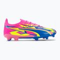Pánské fotbalové boty PUMA Ultra Ultimate Energy FG/AG luminous pink/ultra blue/yellow alert 2