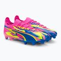 Pánské fotbalové boty PUMA Ultra Ultimate Energy FG/AG luminous pink/ultra blue/yellow alert 4