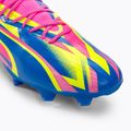 Pánské fotbalové boty PUMA Ultra Ultimate Energy FG/AG luminous pink/ultra blue/yellow alert 7