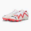 Pánské kopačky PUMA Future Ultimate Low FG/AG puma white/puma black/fire orchid 12