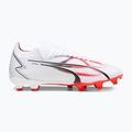 PUMA Ultra Match FG/AG pánské kopačky puma white/puma black/fire orchid 12