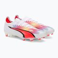 PUMA Ultra Ultimate FG/AG pánské kopačky puma white/pum black/fire orchid 4