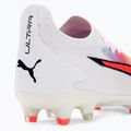 PUMA Ultra Ultimate FG/AG pánské kopačky puma white/pum black/fire orchid 9