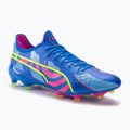 PUMA King Ultimate Energy FG/AG pánské kopačky ultra blue/luminous pink/luminous blue