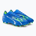 PUMA Ultra Match FG/AG pánské kopačky ultra blue/puma white/pro green 4