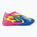 Dětské kopačky PUMA Ultra Match LL Energy IT+Mid Jr luminous pink/ultra blue/yellow alert 2