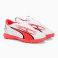 Dětské kopačky PUMA Ultra Play TT Jr puma white/puma black/fire orchid 4