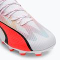 Dětské kopačky PUMA Ultra Pro FG/AG Jr puma white/puma black/fire orchid 7