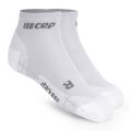 Pánské kompresní běžecké ponožky   CEP Ultralight Low Cut carbon white 2