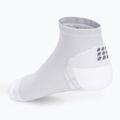 Pánské kompresní běžecké ponožky   CEP Ultralight Low Cut carbon white 3