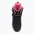 Dětské sněhule KangaROOS K-Robi KTX jet black/daisy pink  7